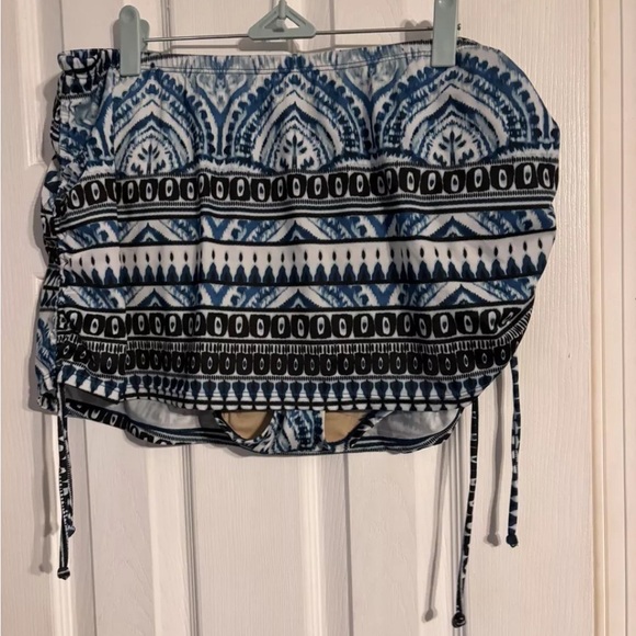 Swim By Cacique Swim Skirt Drawstring Sides Size 12 EUC - Picture 1 of 3